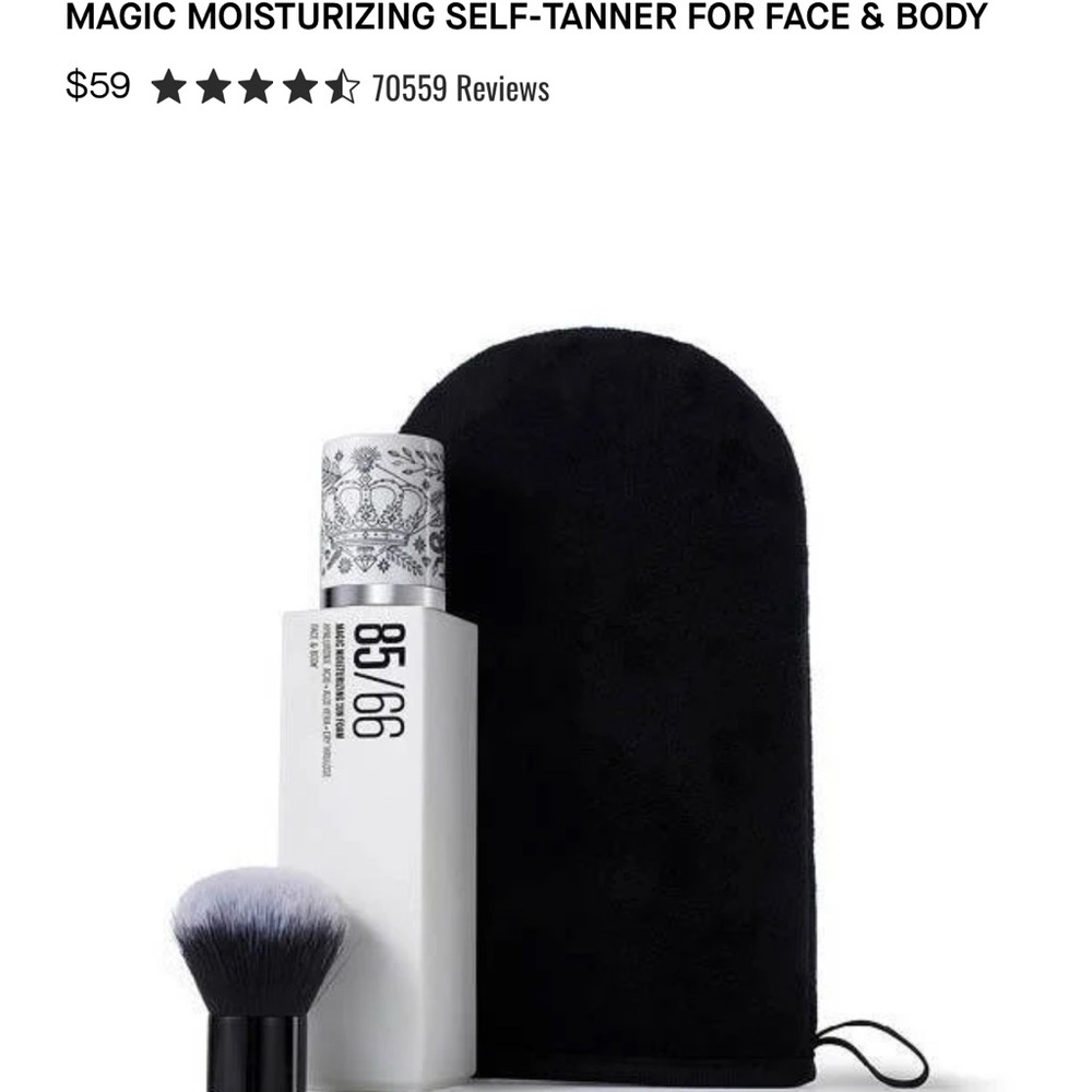 IL MAKIAGE Makeup Brush and Mitt Set - Black and White